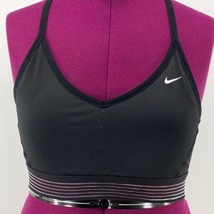 Nike Dri-fit XL Black Racer-back Padded Low-Impact Sports Bra